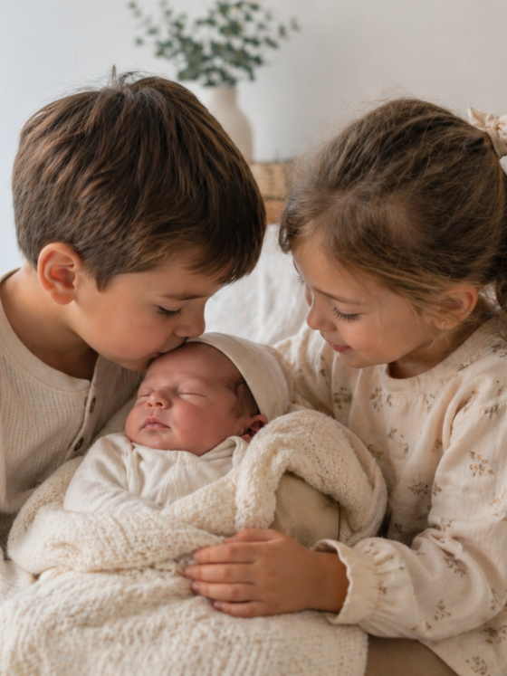 La llegada de un recién nacido cuando ya hay hermanos: