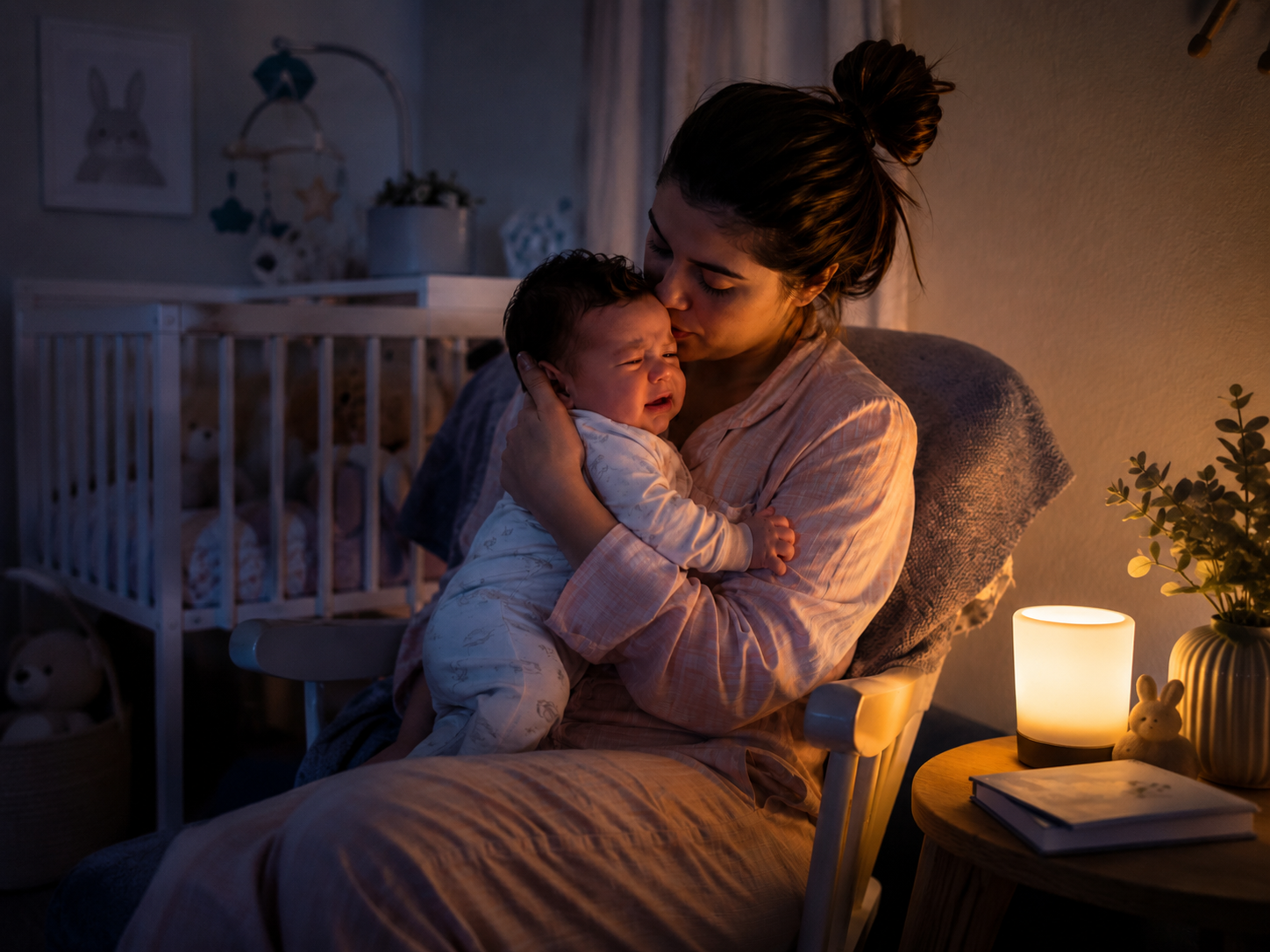 ¿Por qué mi bebé se despierta tanto por las noches?