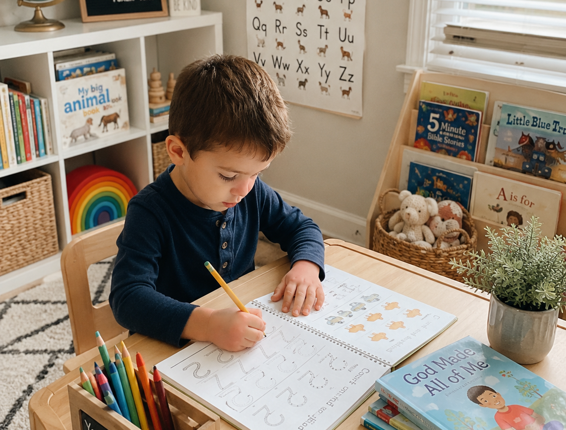 Homeschool para niños pequeños: actividades simples que potencian el aprendizaje en casa