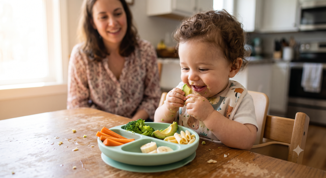 Alimentación complementaria sin miedo? Errores comunes que pueden afectar la relación con la comida
