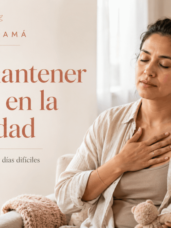 ¿Cómo mantener la calma en la maternidad?